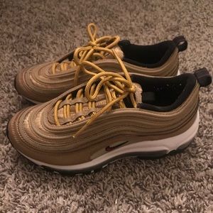 Gold Nike Air Max Women’s Size 5